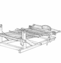 An assembled Station Loom of Sikka