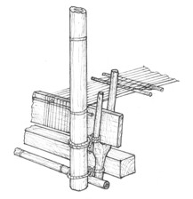 Baar Stilt Loom in Ngada on Flores