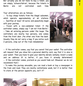 excerpt from the city guidebook,14 x 21,5 cm