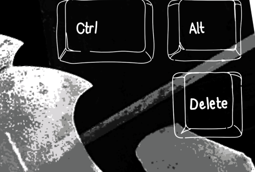 ctrl + alt + delete