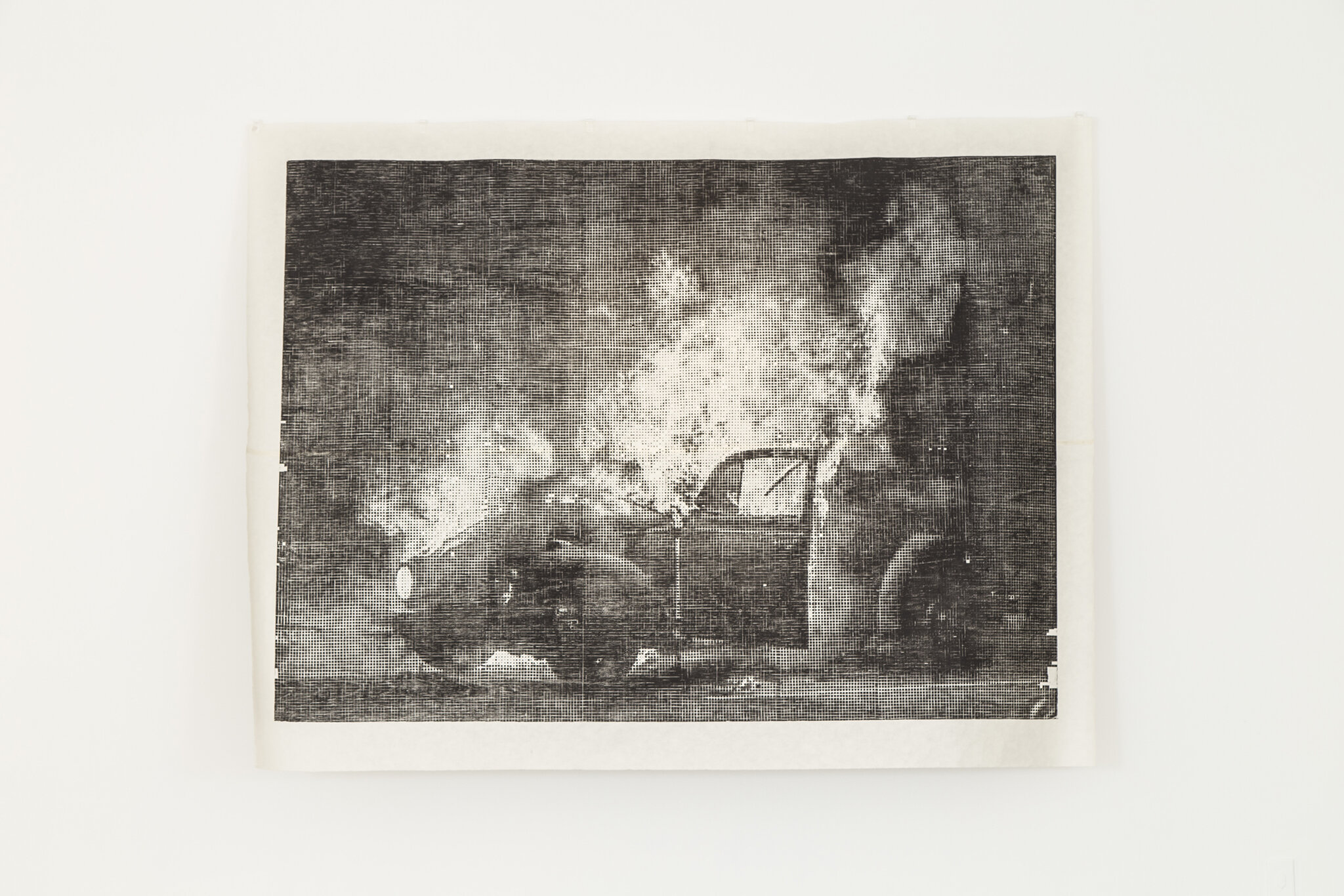 Rafael Pagatini, Manipulation, woodcut, 200 x 250 cm