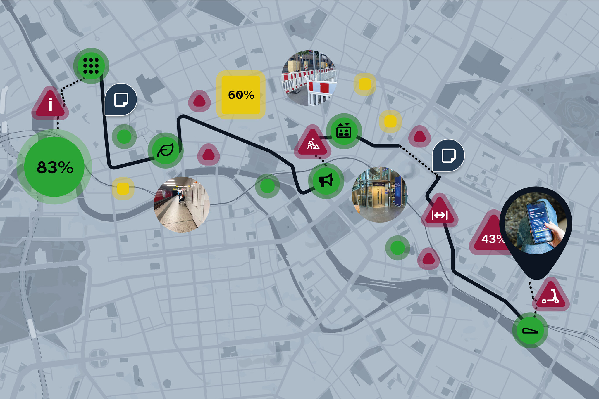 Weg:frei – Barrierefreie(re) Mobilität durch inklusive Routenplanung | Diana Gert Weg:frei – Barrierefreie(re) Mobilität durch inklusive Routenplanung | Diana Gert