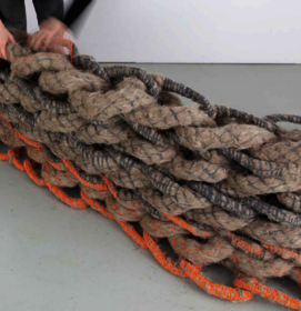 "Architectural Yarns", Cluster of Excellence Matters of Activity with Saxon Textile Research Institute (STFI) 2021, Copyright Michelle Mantel and Matters of Activity