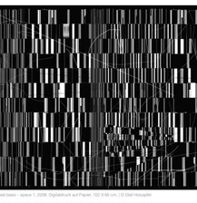 babel languages real basic - space 1, 2008. Digitaldruck auf Papier, 102 X 66 cm. | © Olaf Holzapfel