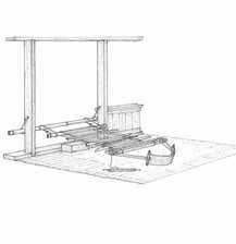 Modern Bajawa Loin Loom in Ngada on Flores