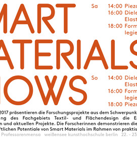 SMART MATERIALS SHOWS Einladung