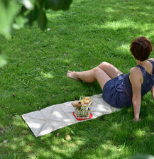 Picknicken auf der Decke