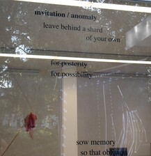 Time capsule 01: Unearthing The inadequate by Ana Gabriela García