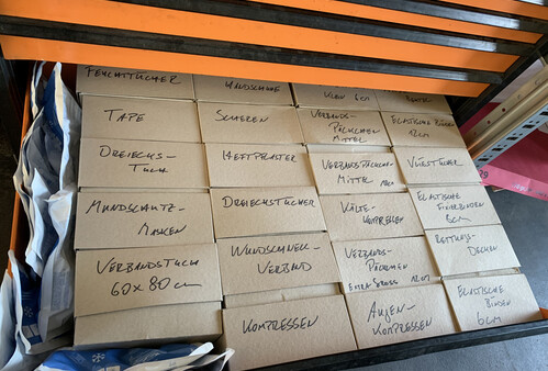 Erste-Hilfe-Kasten unvollständig?