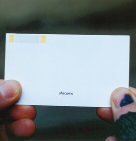 4 - Hélio Fervenza - Desert Presentations. Card containing name of a desert and logo.
