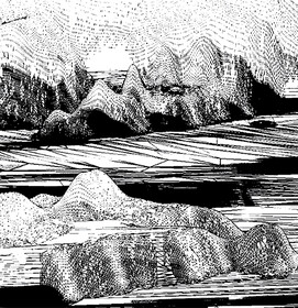 Frida Ortgies-Tonn, Detailansicht der Installation: Topografische Simulation