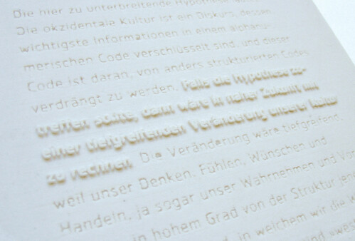 Digitales Lesen / haptisches Display
