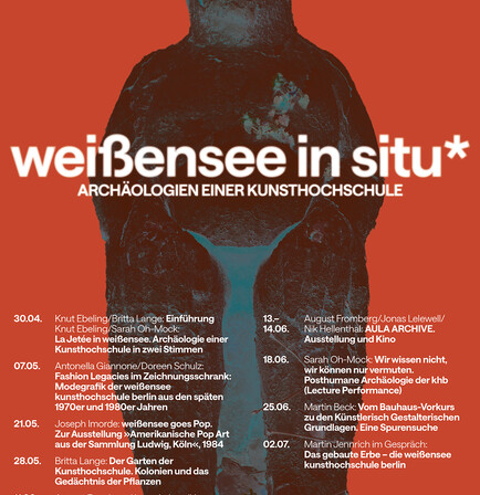 weißensee in situ. Archäologien einer Kunsthochschule