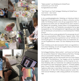Impressionen vom Schüler*innen-Workshop im Kunstgewerbemuseum