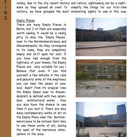 excerpt from the city guidebook,14 x 21,5 cm