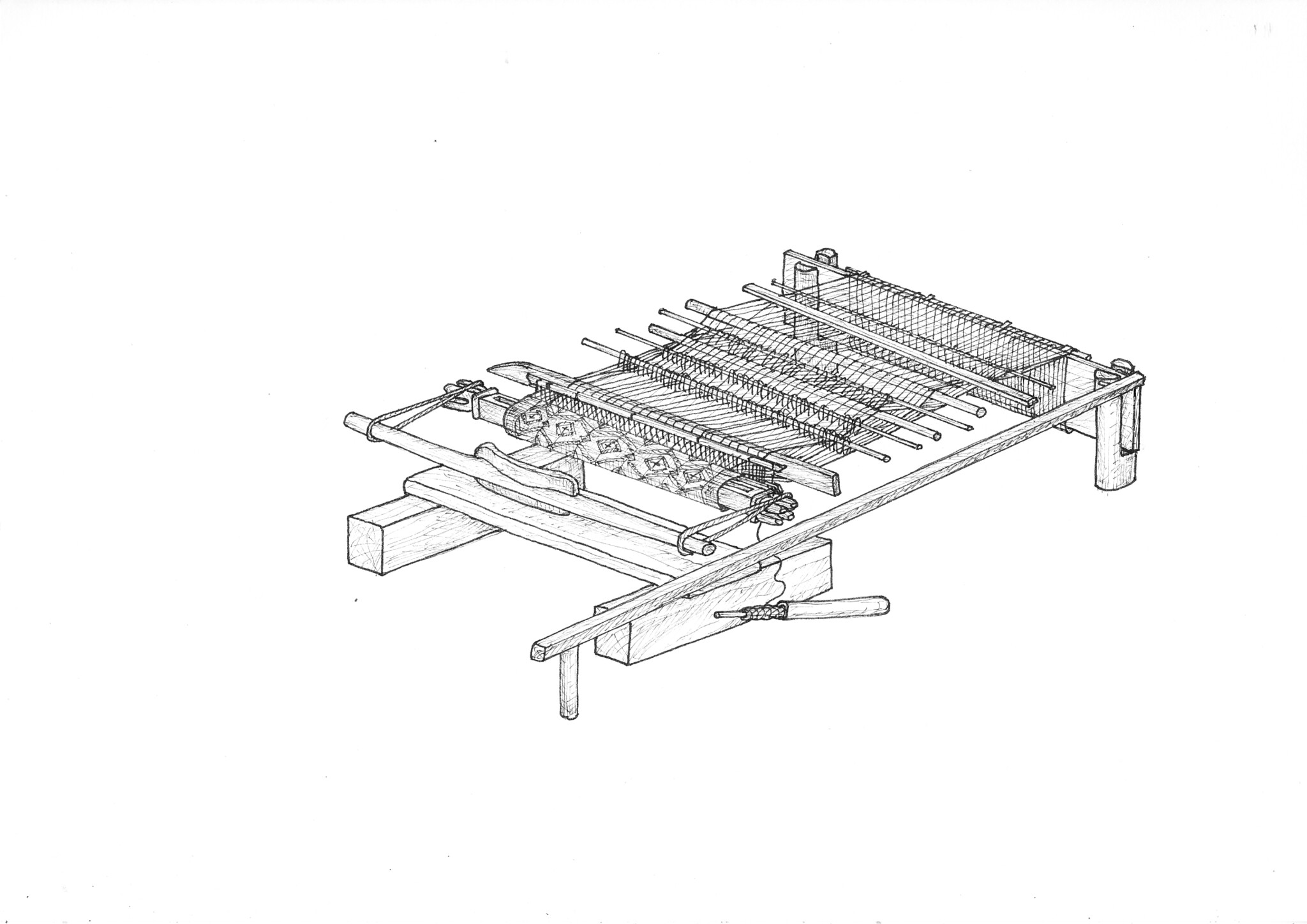 Stake Loom in Wae Rebo Stake Loom in Wae Rebo
