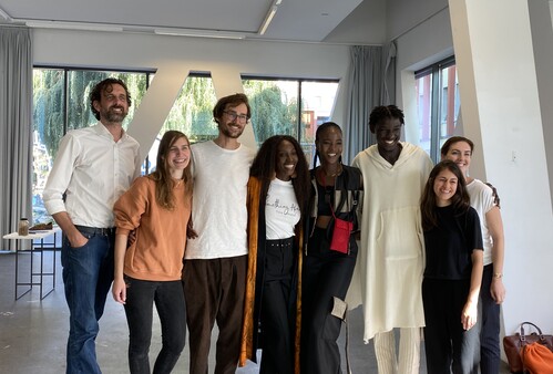 Besuch der senegalesischen Designerin Adama Paris