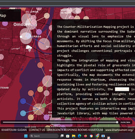 Counter-Militarisation Mapping: Visualising Civilian Survival Infrastructures in Wartime Sudan