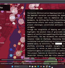 Counter-Militarisation Mapping: Visualising Civilian Survival Infrastructures in Wartime Sudan