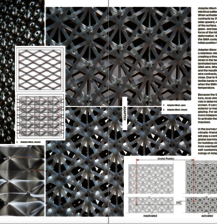 Doppelseite "Architectures of Weaving" Case Study Adaptex