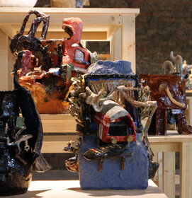 Installation, Detail von Nora Arrieta
