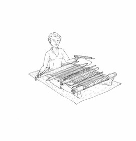 Sobei Foot Loom on Papua