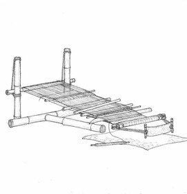Stake Loom of Ngada (Rouffaer 1910)
