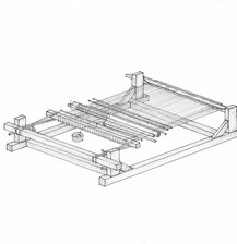 Preparing the Loin Loom on Raijua Island