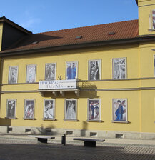 Fassadenverkleidung des GlockenStadtMuseum für die Sonderausstellung