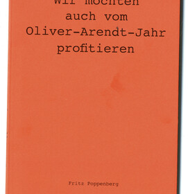 Oliver-Arendt-Jahr, mittendrin\"-Lesung