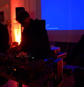 Live improvisation RASTER talk IDEA ID - Grischa Lichtenberger, Byetone and Friedrich Andreoni