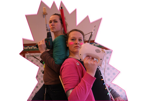 Was zeichnest du, Maschine? mit Katalin Pöge und Jana Dörfelt
