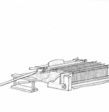 A Bima weaving stand