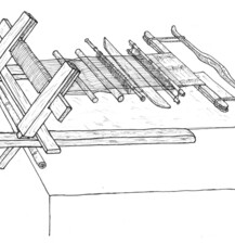 Sundanesische Lendenwebstation