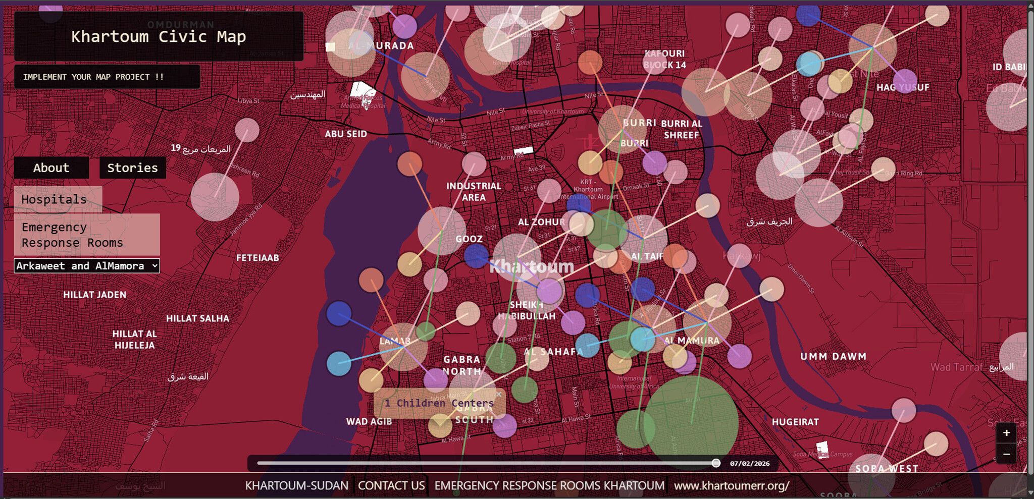 Counter-Militarisation Mapping: Visualising Civilian Survival Infrastructures in Wartime Sudan