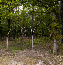 Spitzbögen-Komposition 2019 Installationsansicht