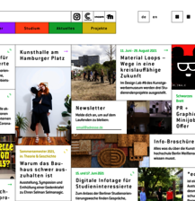 Website-Redesign der Weißensee Kunsthochschule