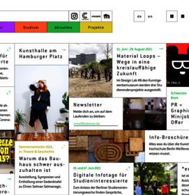 Website-Redesign der Weißensee Kunsthochschule