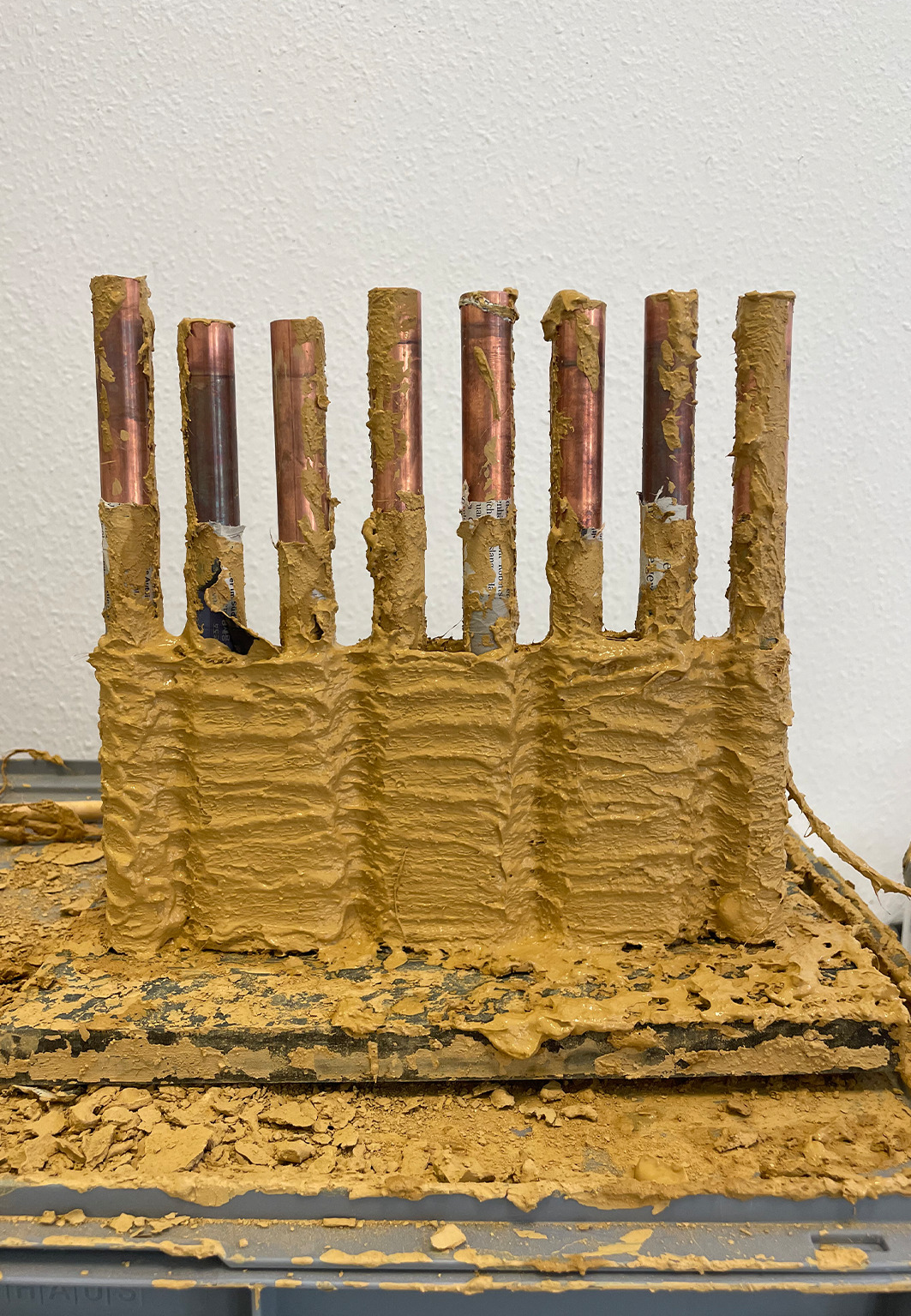 Wet Weaving Prozess: Gewobene Probe