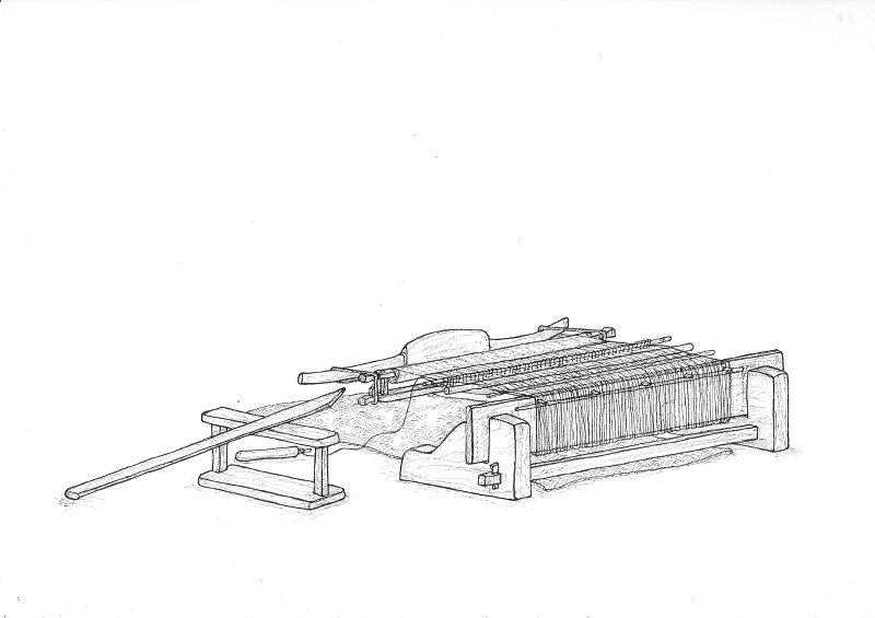 Bima Loin Loom in West-Manggarai