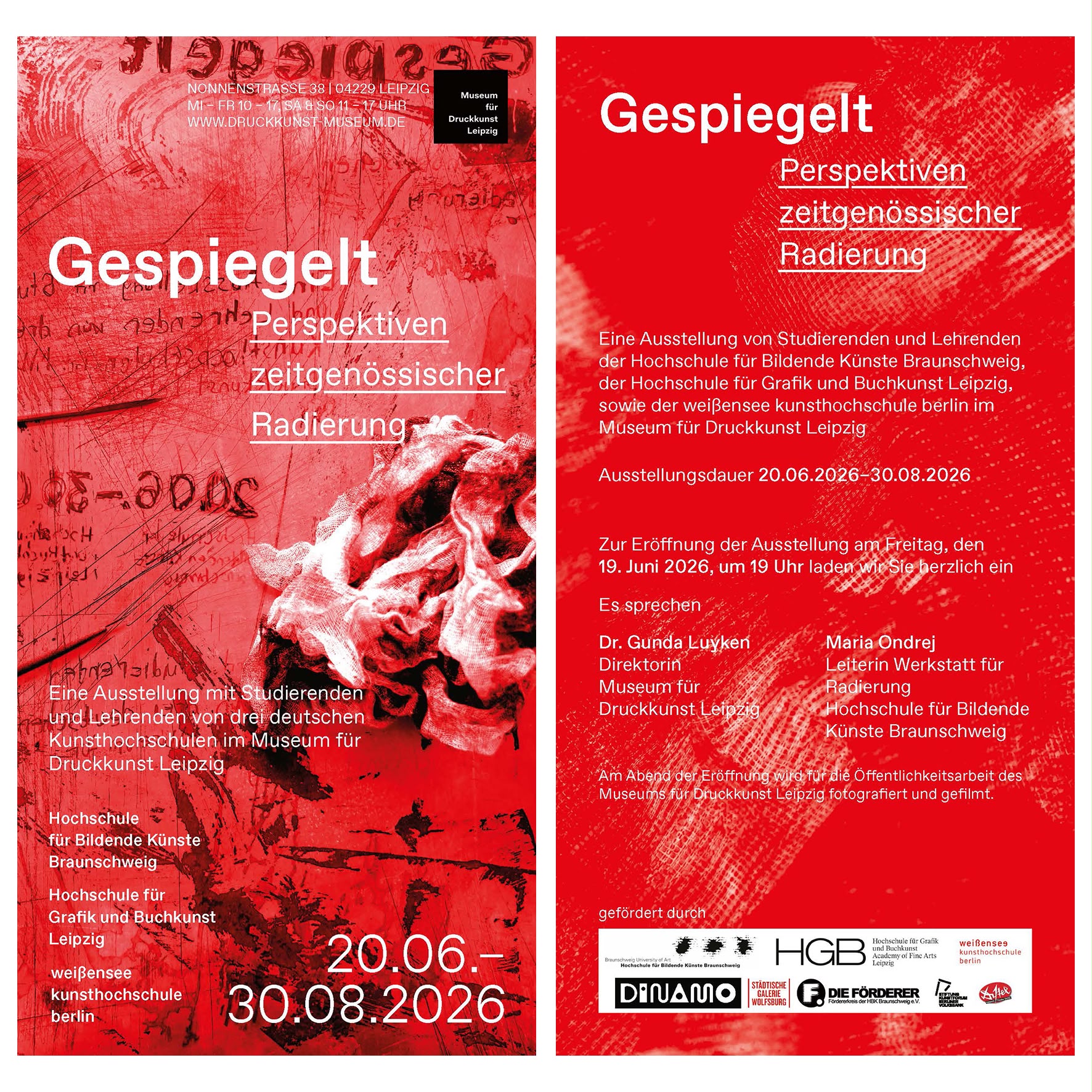 Gespiegelt - Perspektiven zeitgenössischer Radierung
