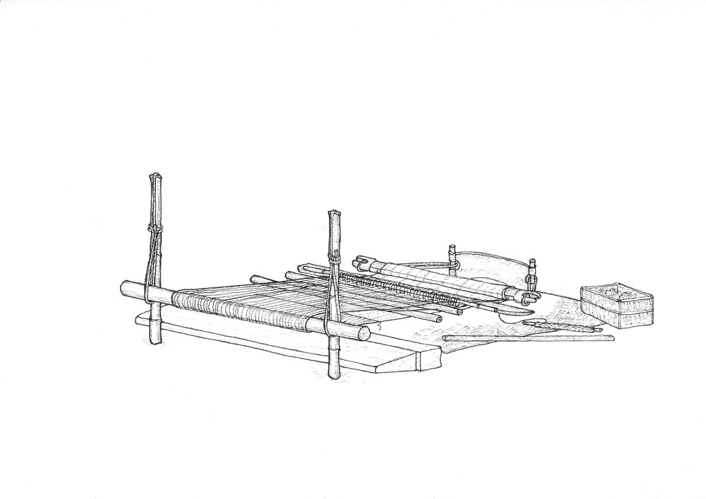Larantuka Loin Loom in East Flores