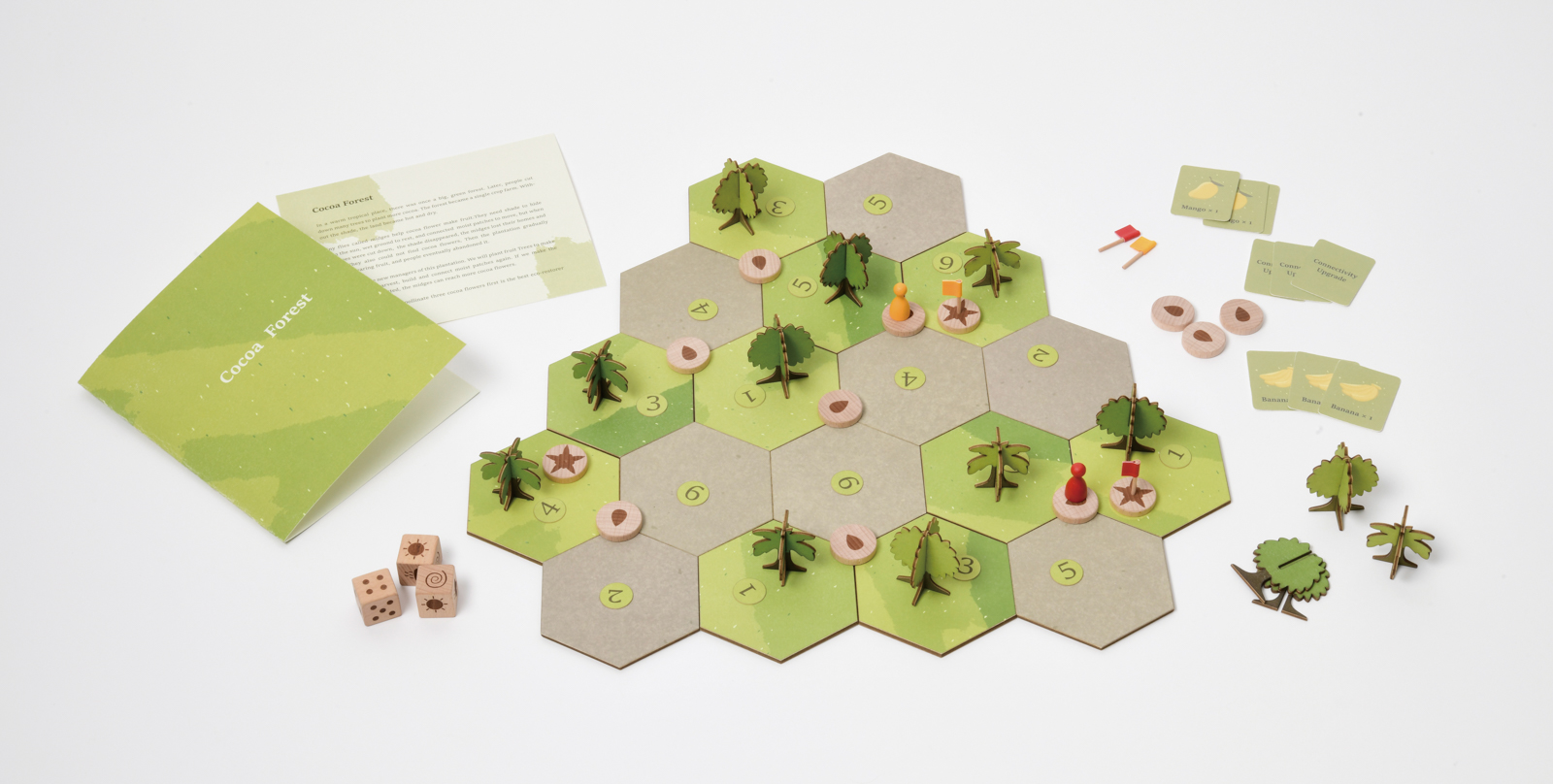 Cocoa Forest – Family-friendly board game design | Xuting Luo
