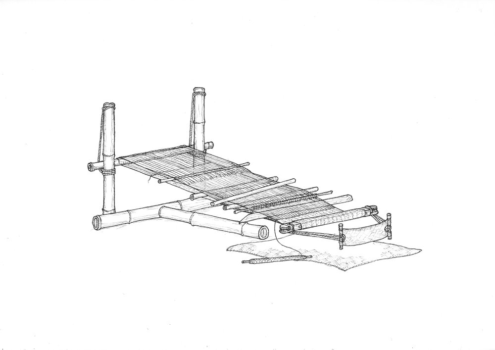 Stake Loom of Ngada (Rouffaer 1910) Stake Loom of Ngada (Rouffaer 1910)