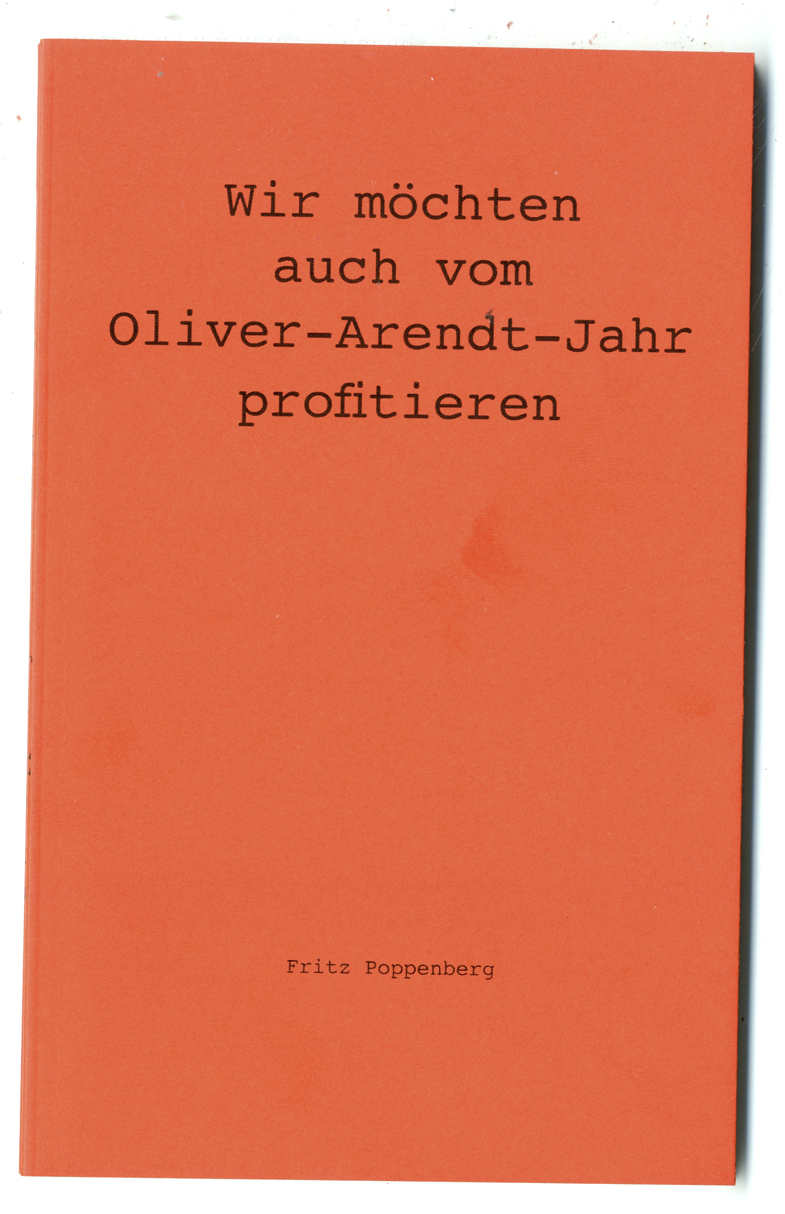 Oliver-Arendt-Jahr, mittendrin\"-Lesung
