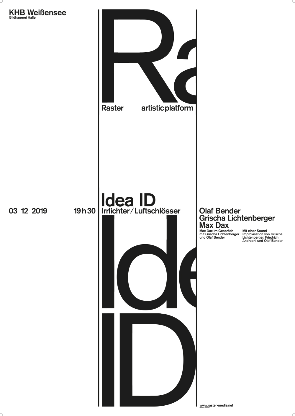 Raster KHB Idea ID Vortrag Plakat