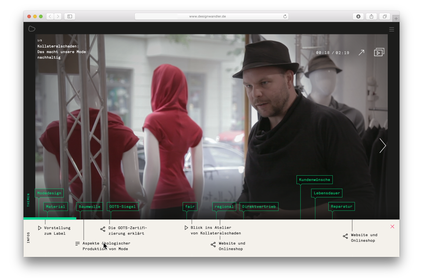 Designwandler – Eine interaktive Dokumentation zum sozial-ökologischen Design