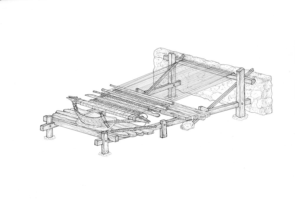 Station Loom on Solor Island, East Flores